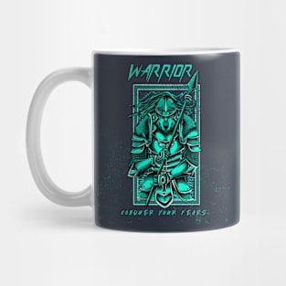 A warrior does not give up what he loves, he finds the love in what he does. Mug